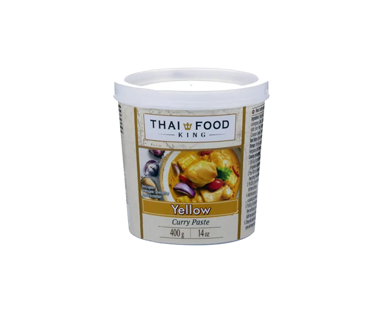 THAI FOOD KING - Yellow Curry Paste (Žltá kari pasta) 400g
