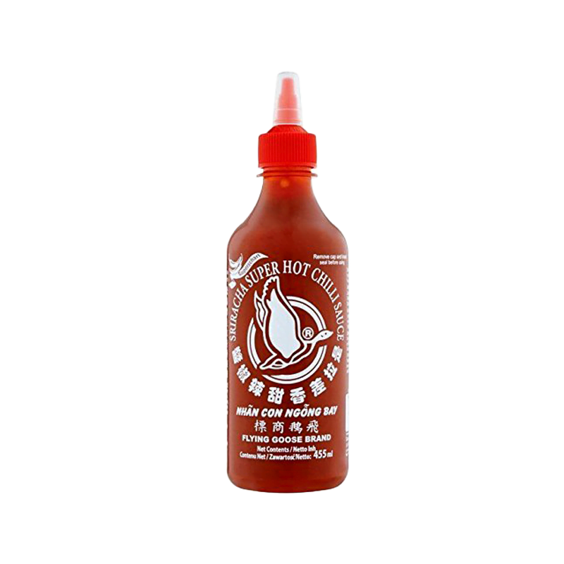 Flying goose brand Sriracha super hot chilli sauce 455ml