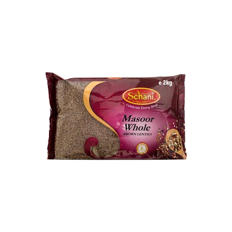 Schani - Masoor whole (celá hnedá šošovica)